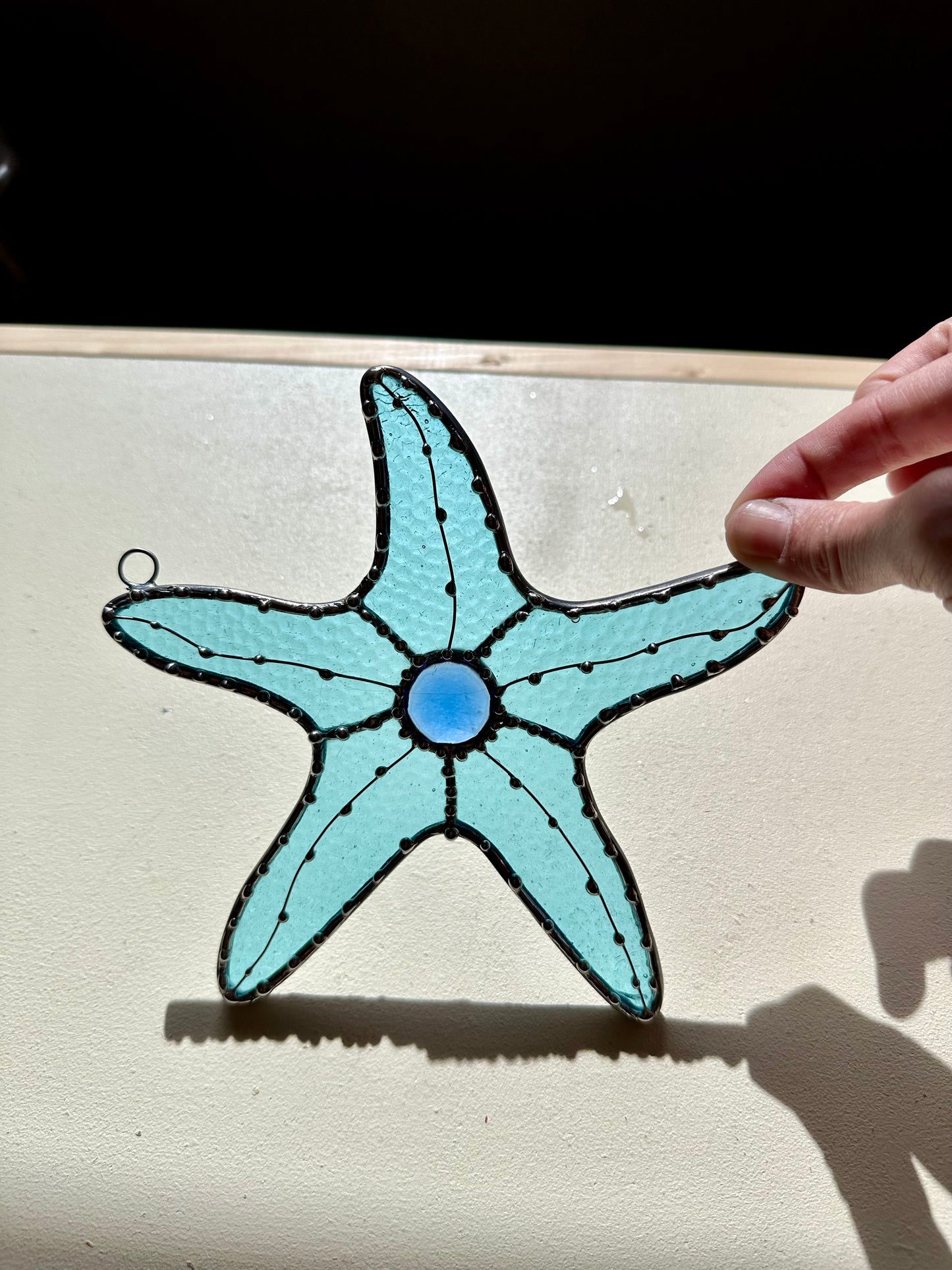 Handcrafted Stained Glass Starfish – 7” – Kokomo Glass