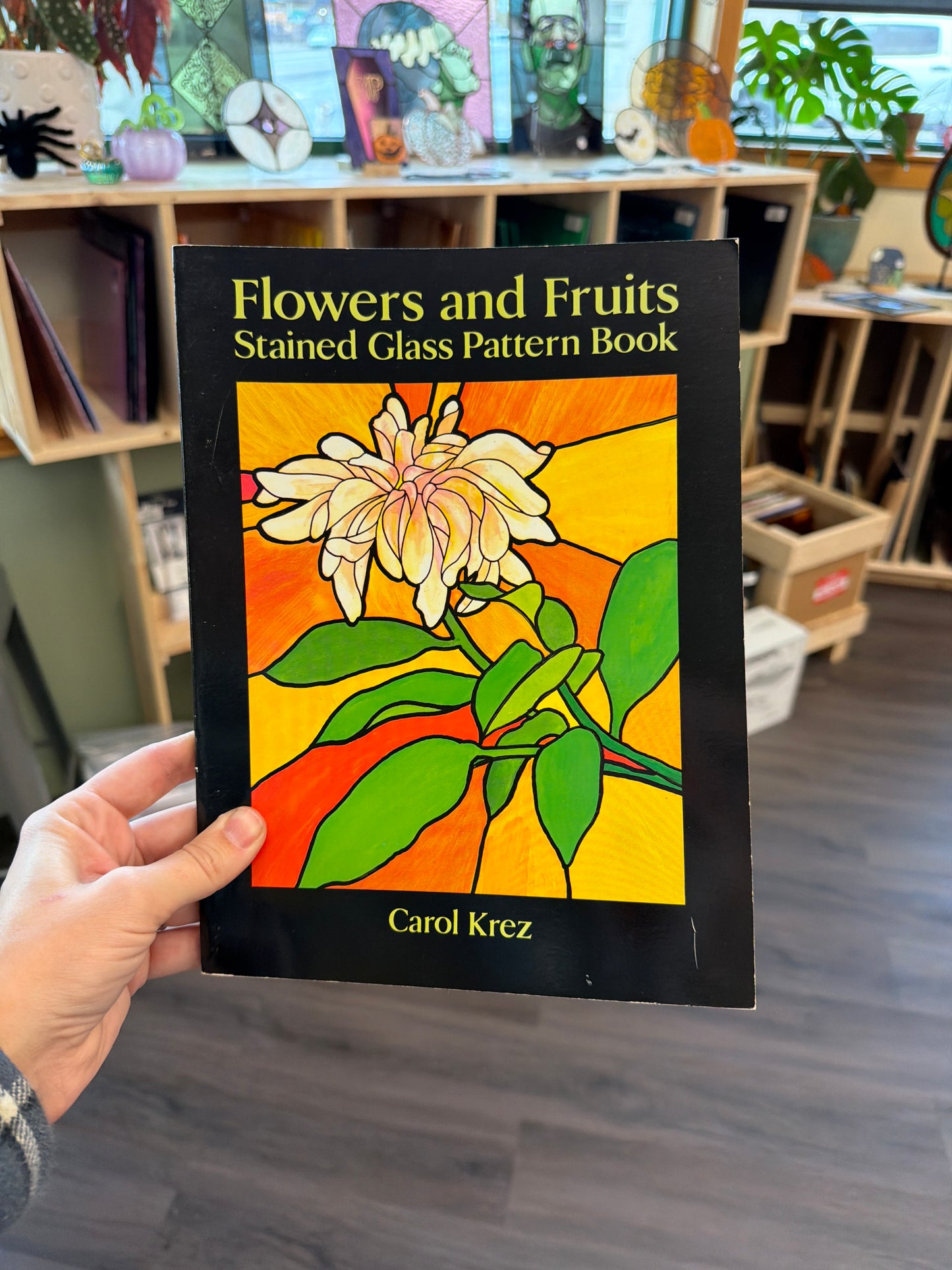 Flowers and Fruits | Stained Glass Pattern Book by Carol Krez