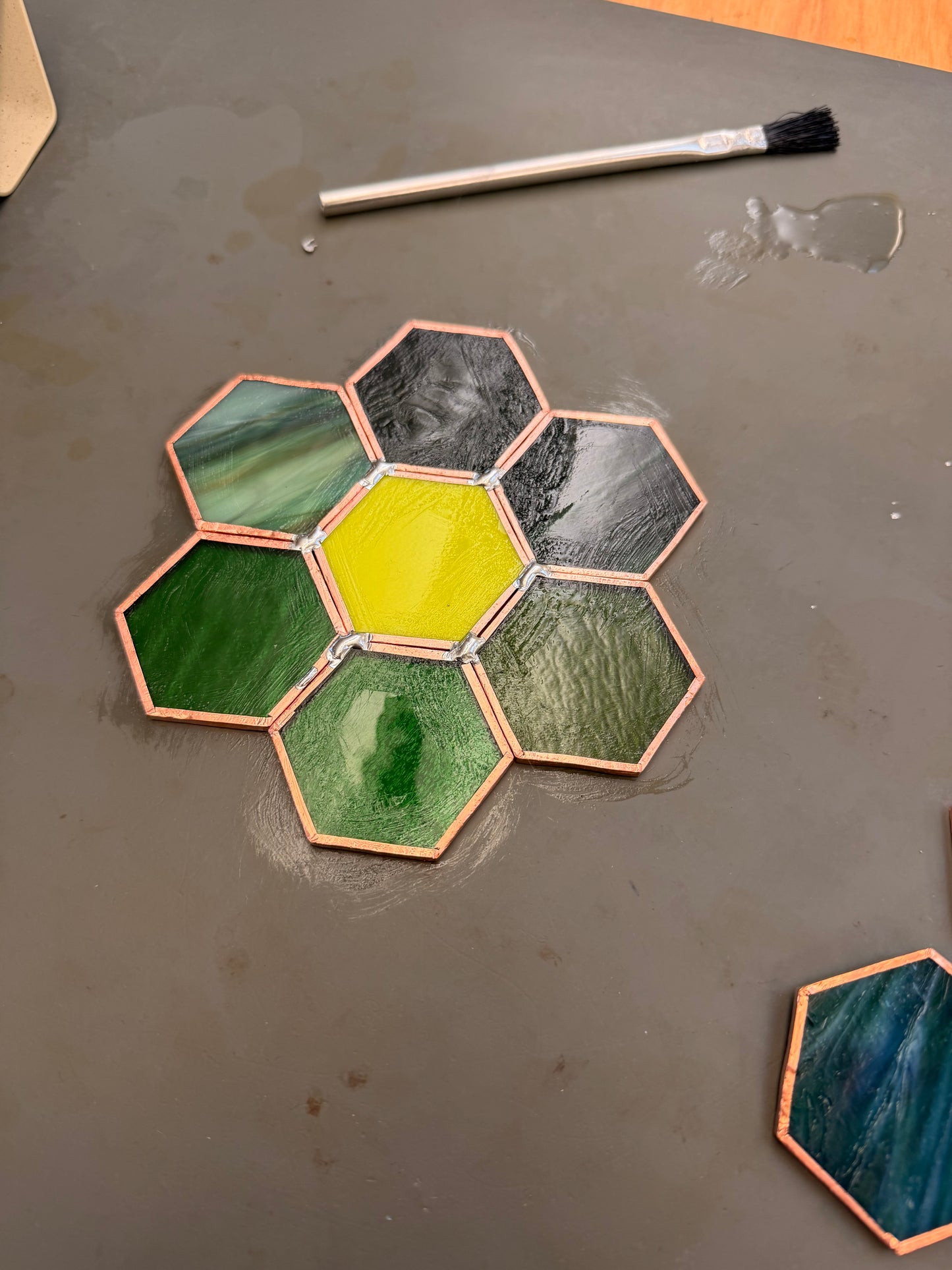 Intro to Stained Glass: Hexi Flower