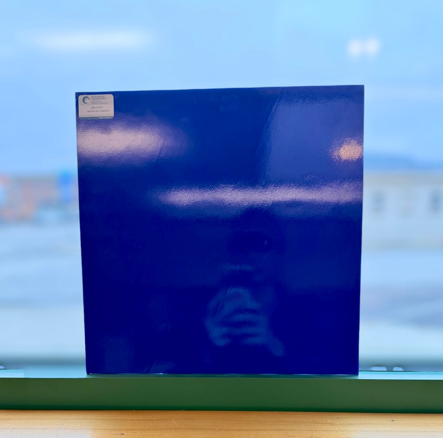 Dark Blue Solid Opalescent