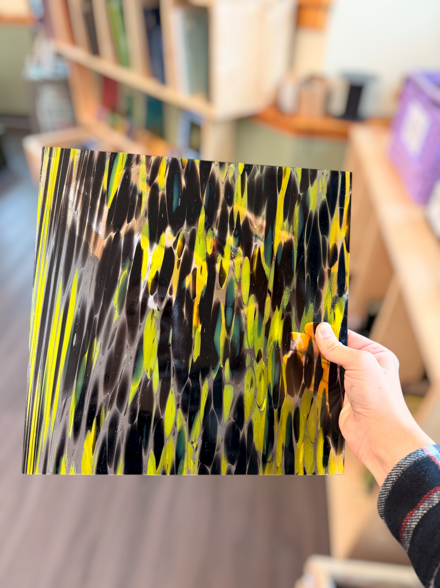 Oceanside Glass Yellow Jacket Fusers Reserve 12x12"