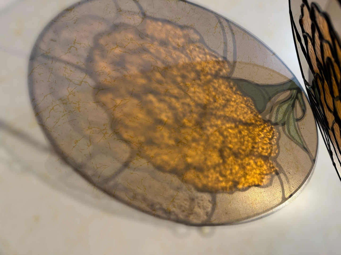 Marigold Suncatcher- 11.5” round