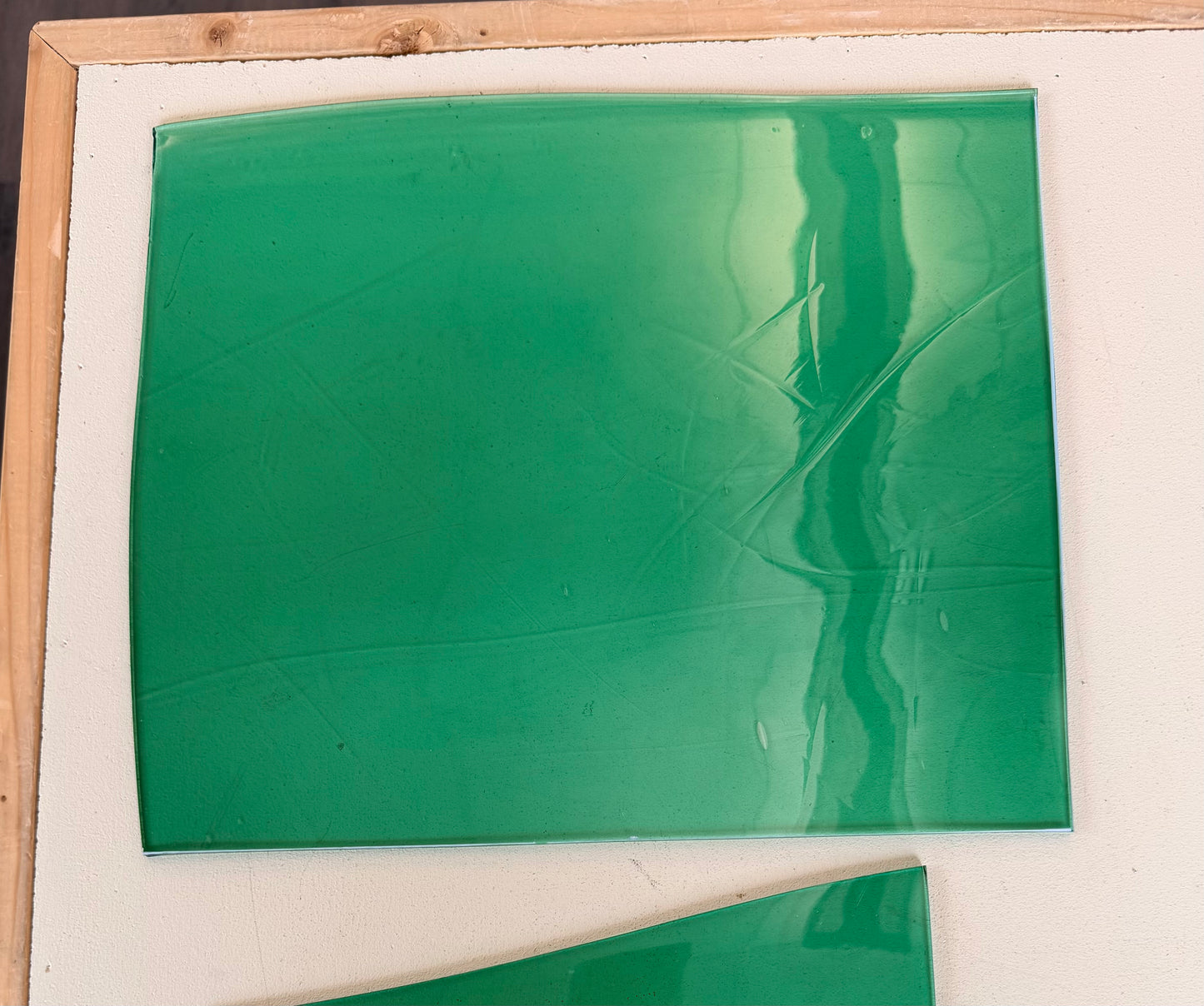 Fremont Antique Glass | F Aqua