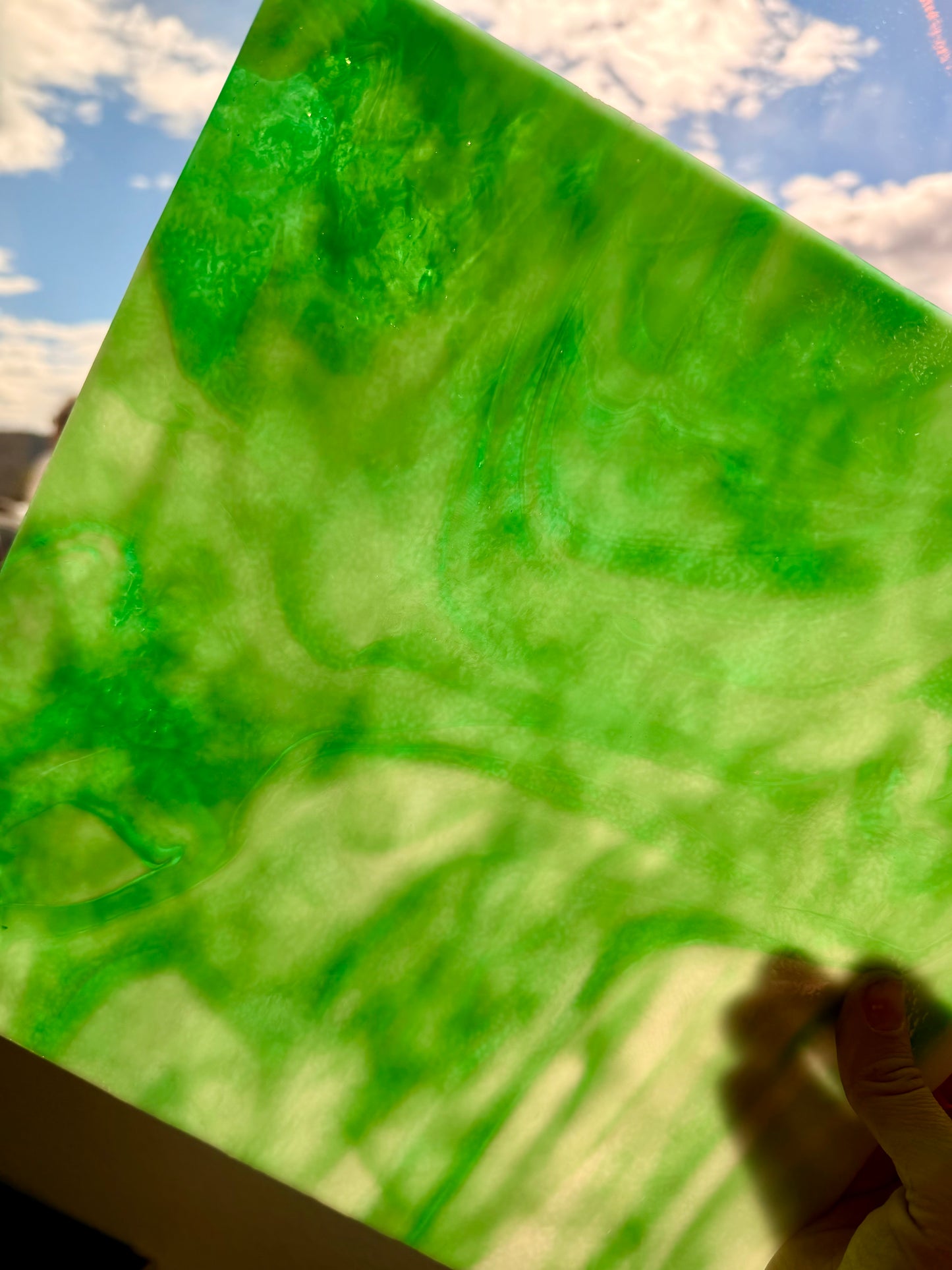 Vintage Uroboros | Green/White Opal