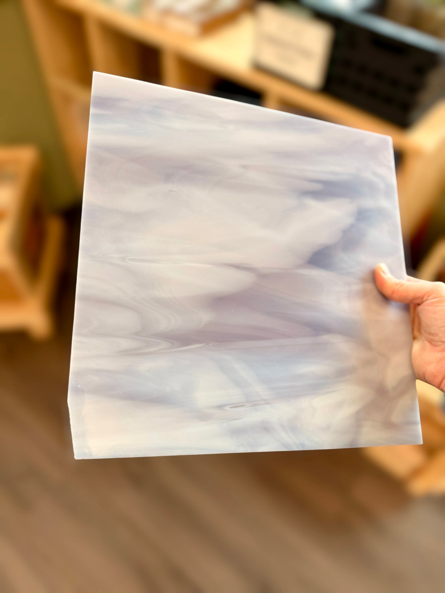 Lavender/White Translucent