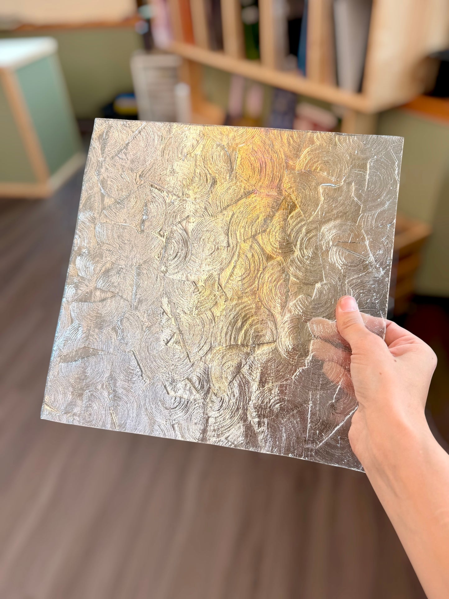 Kokomo | Clear Rondalite Irid 12"x12"