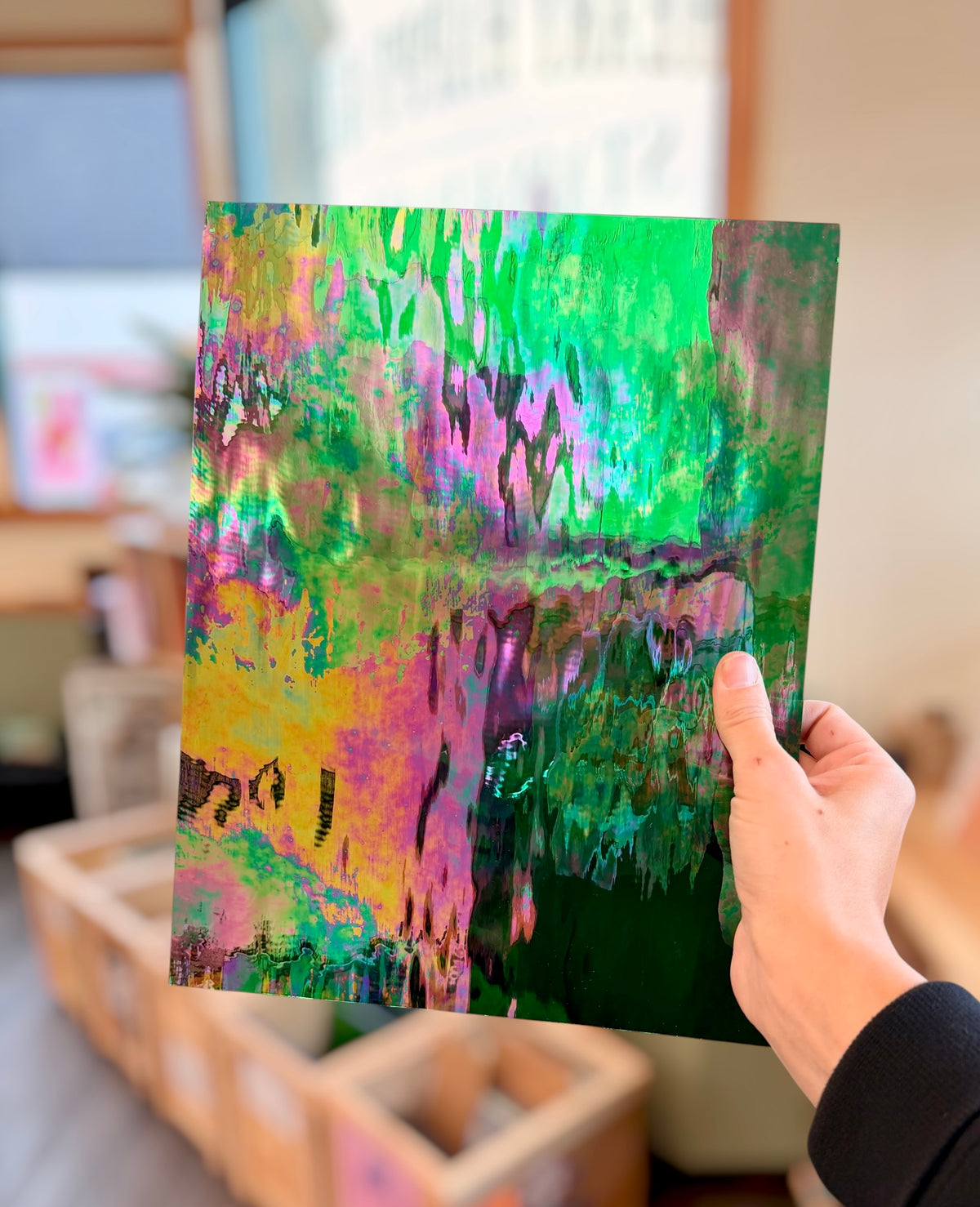 Spectrum | Dk. Green Irid Waterglass