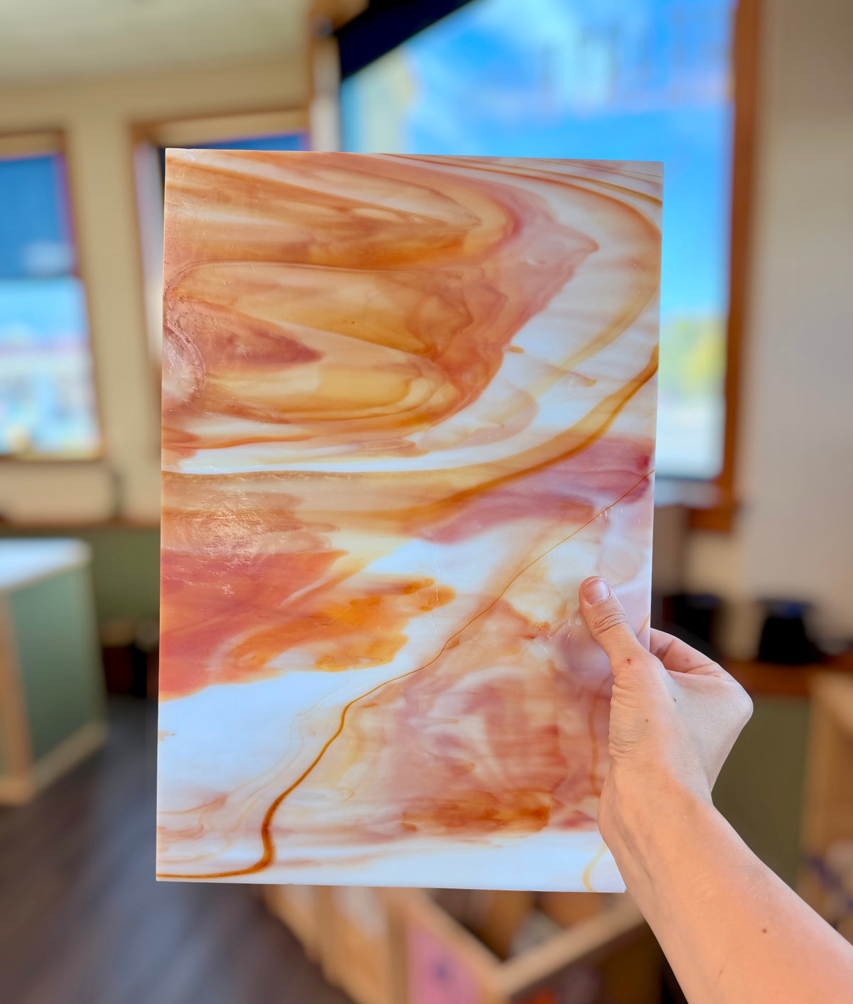 Wissmach | Selenium Orange/White