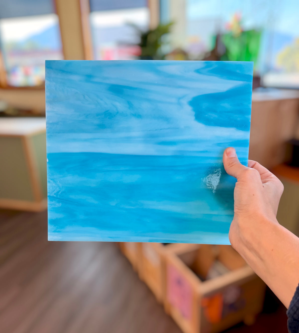 Wissmach | Sky Blue/White Opal