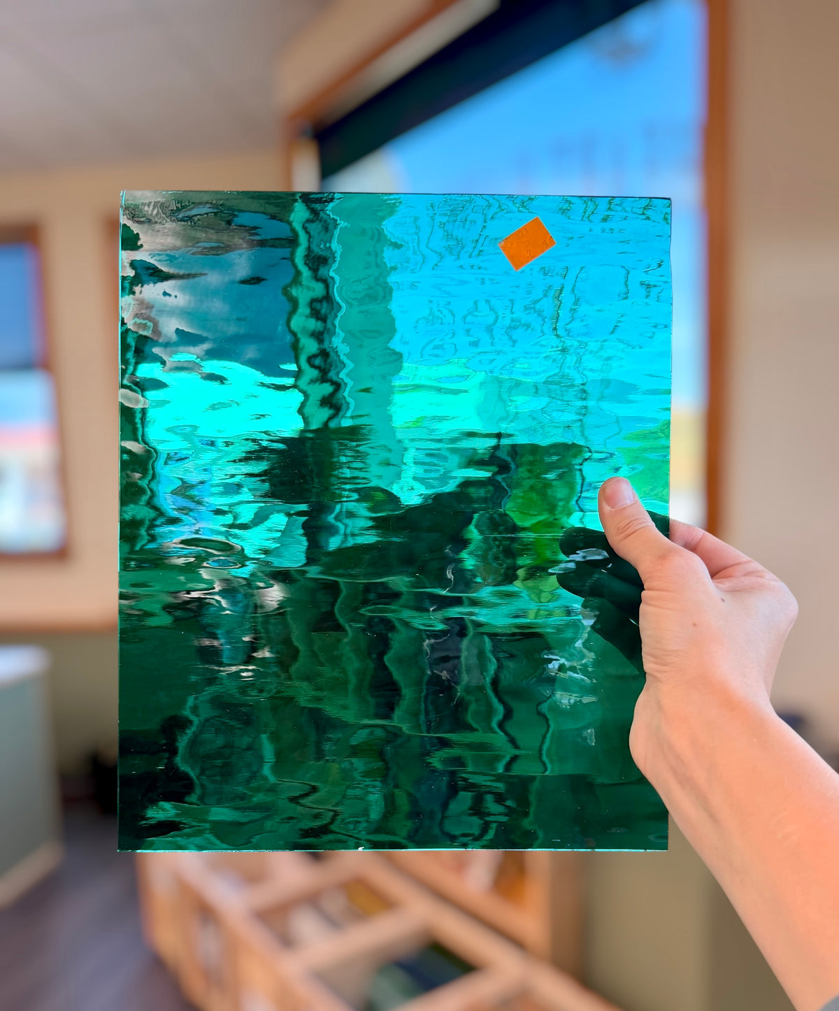 Spectrum | Teal Green Waterglass