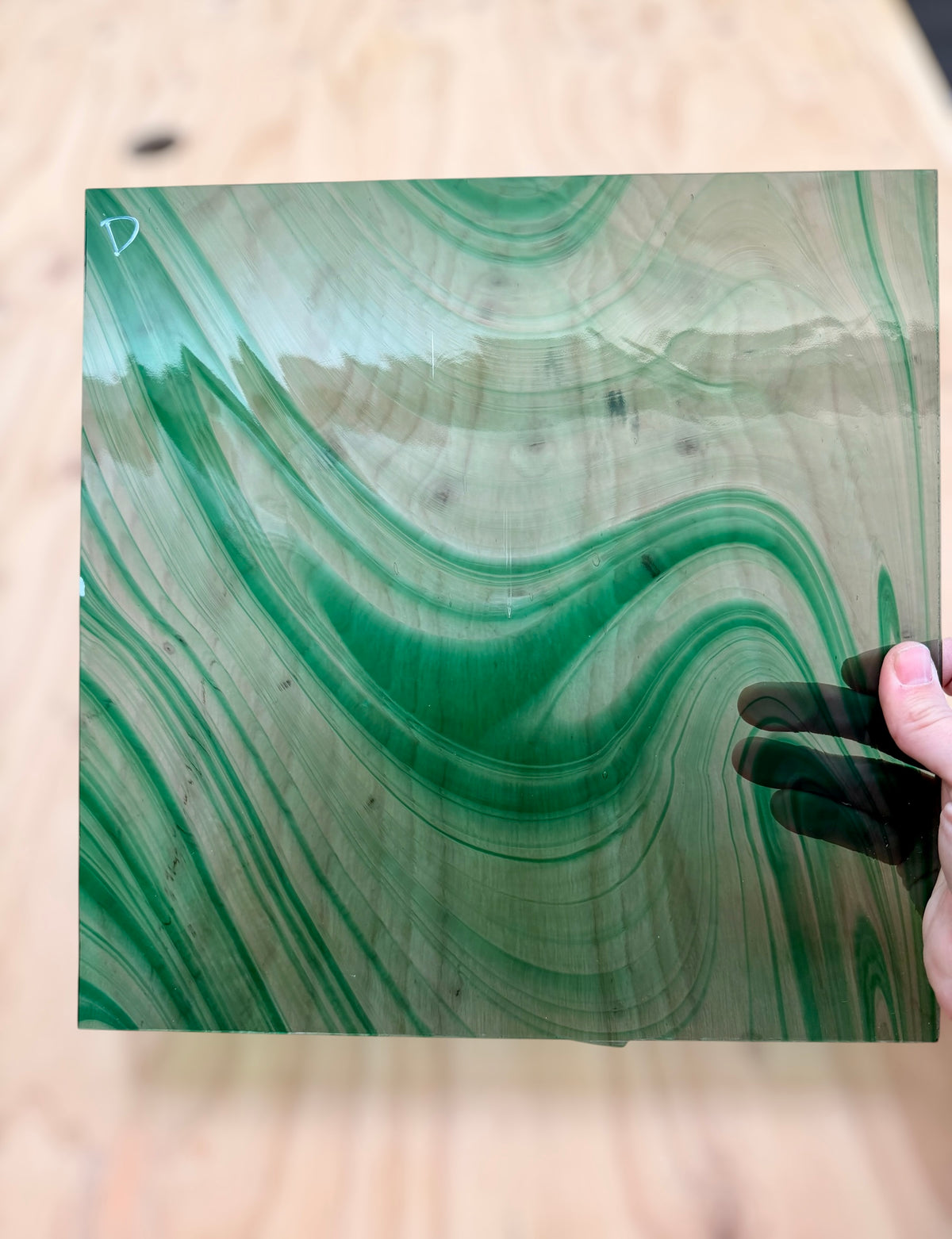 Spectrum | RARE-Jade on Pale Gray Baroque