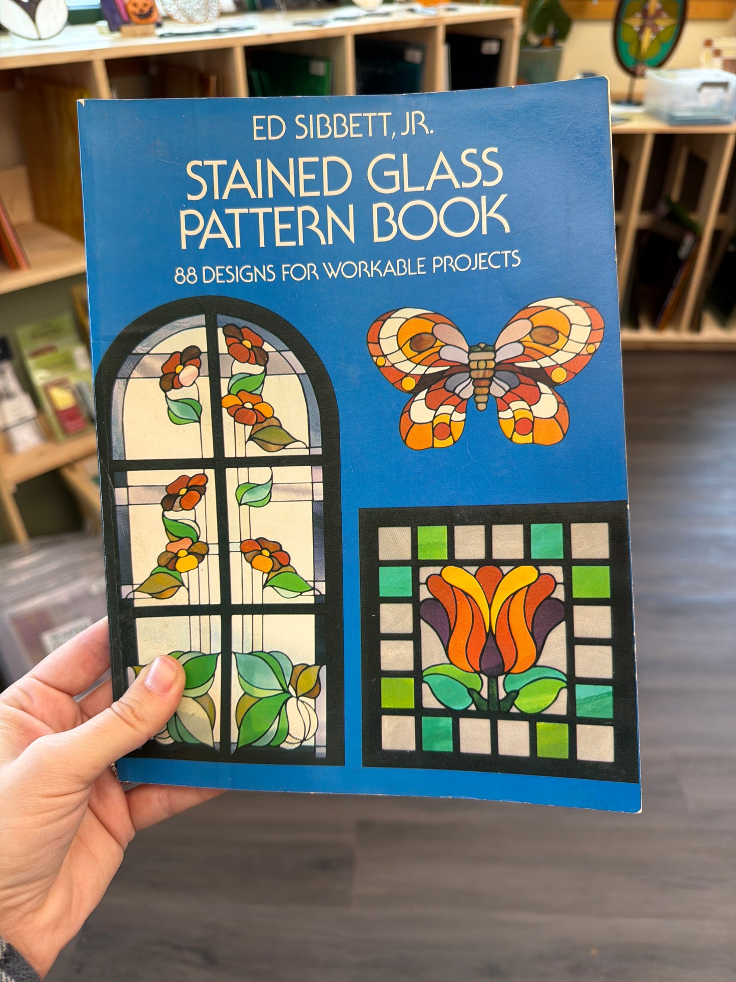 Stained Glass Pattern Book by Ed Sibbett Jr.
