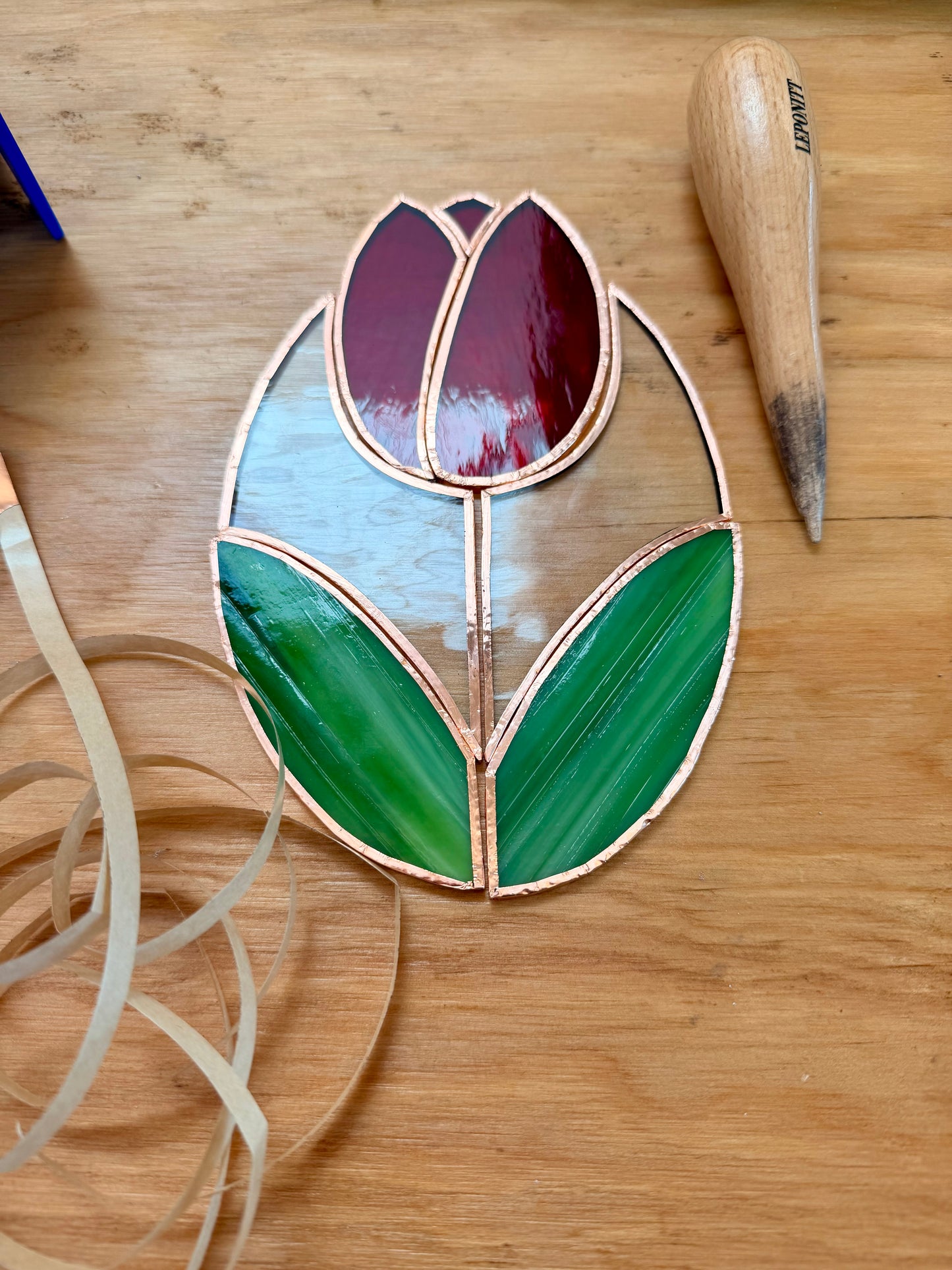 Stained Glass Tulip Sun Catcher Workshop