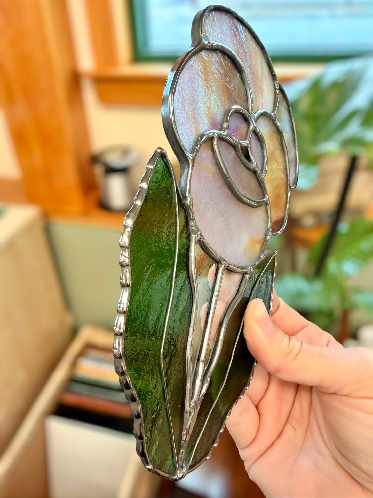 Intermediate Stained Glass Flower Workshop w/Custom Base
