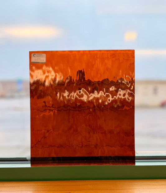 Dark Amber Waterglass