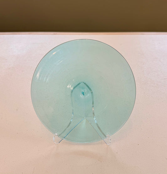 Light Blue Hand Spun Rondel 145mm