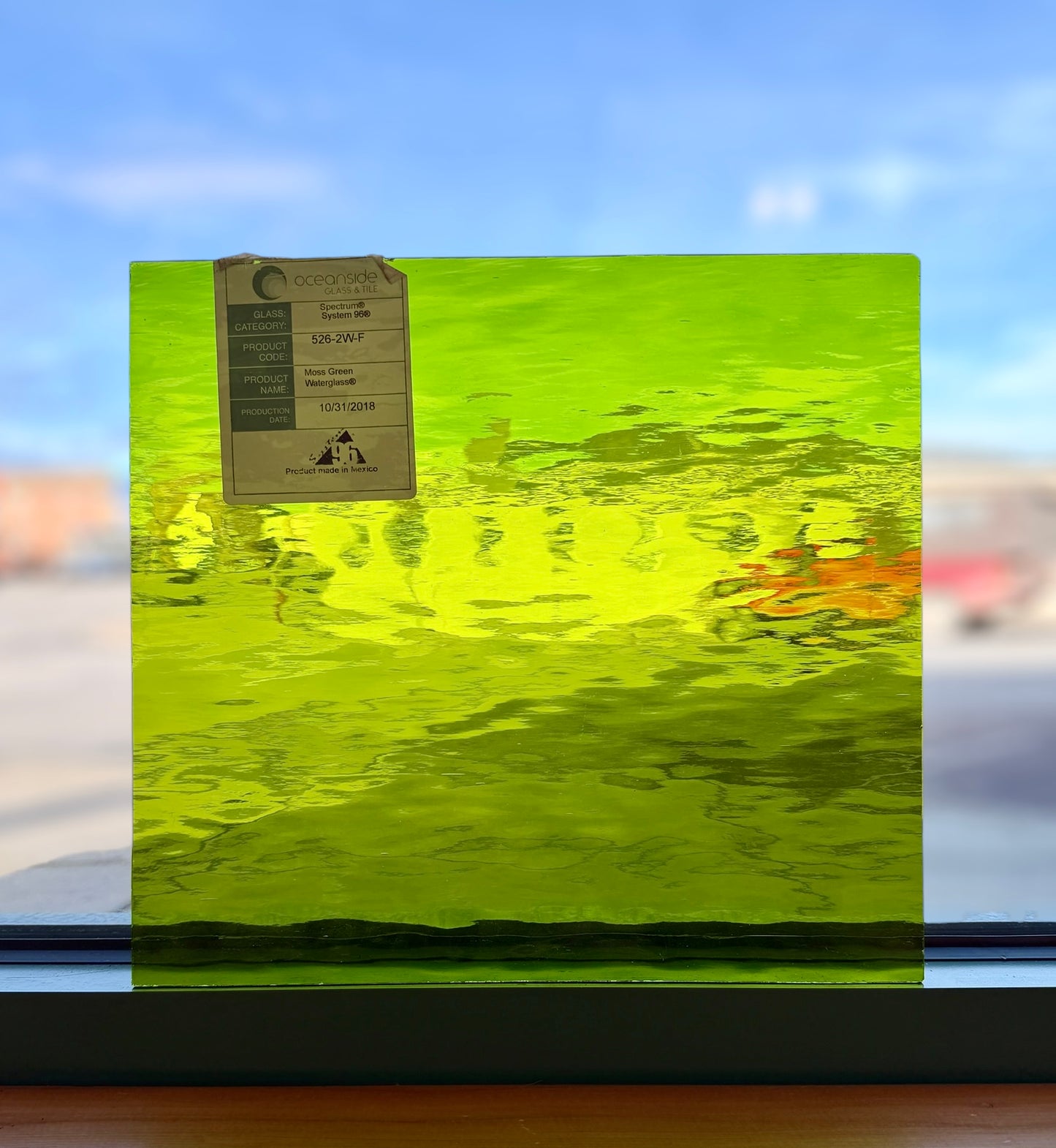 Moss Green Waterglass