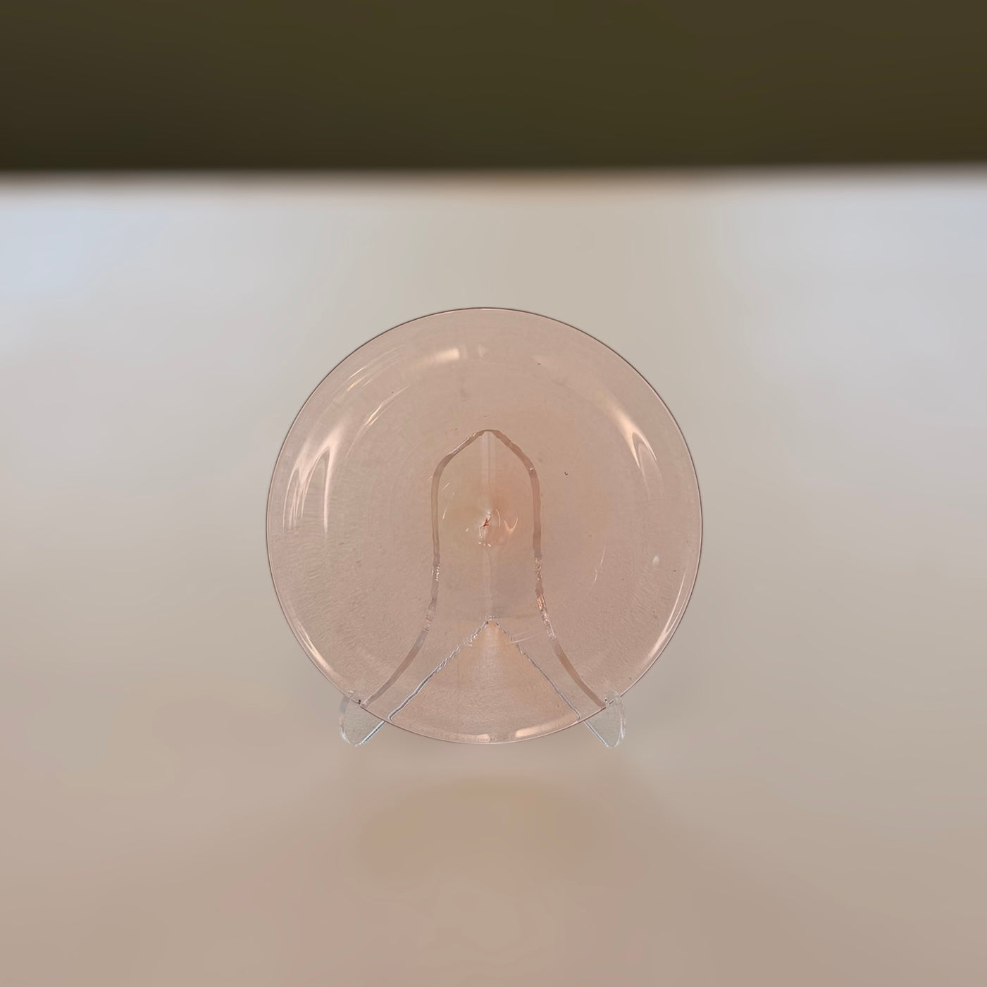 Champagne Pink Hand Spun Rondel 130mm