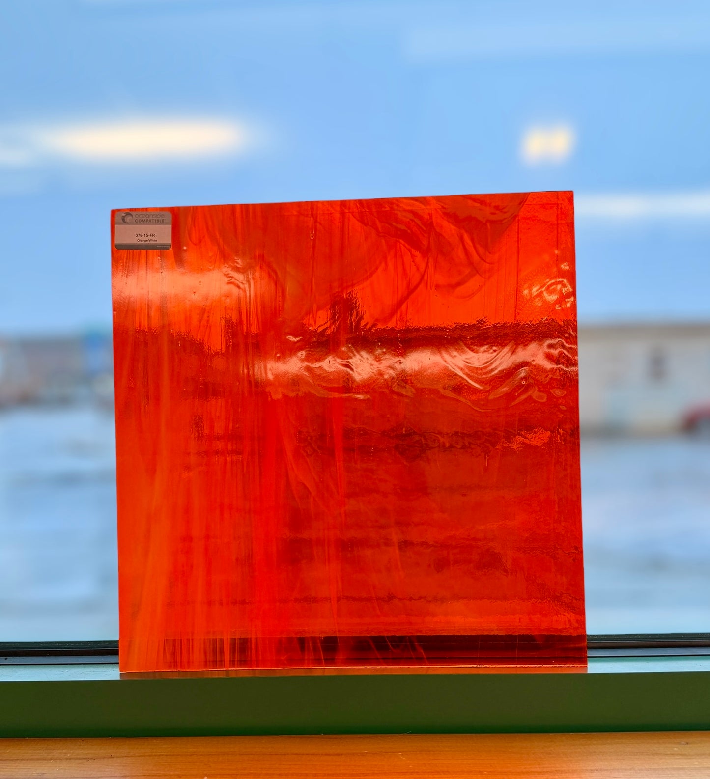 Orange/White