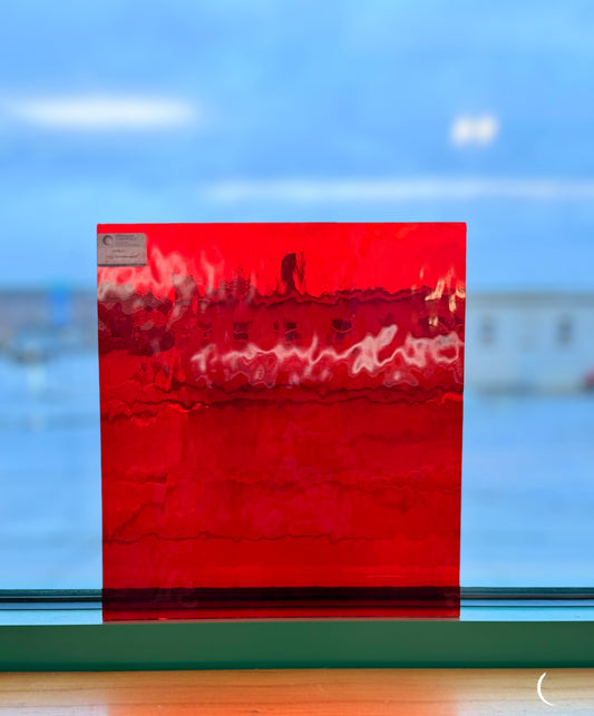 Cherry Red Waterglass