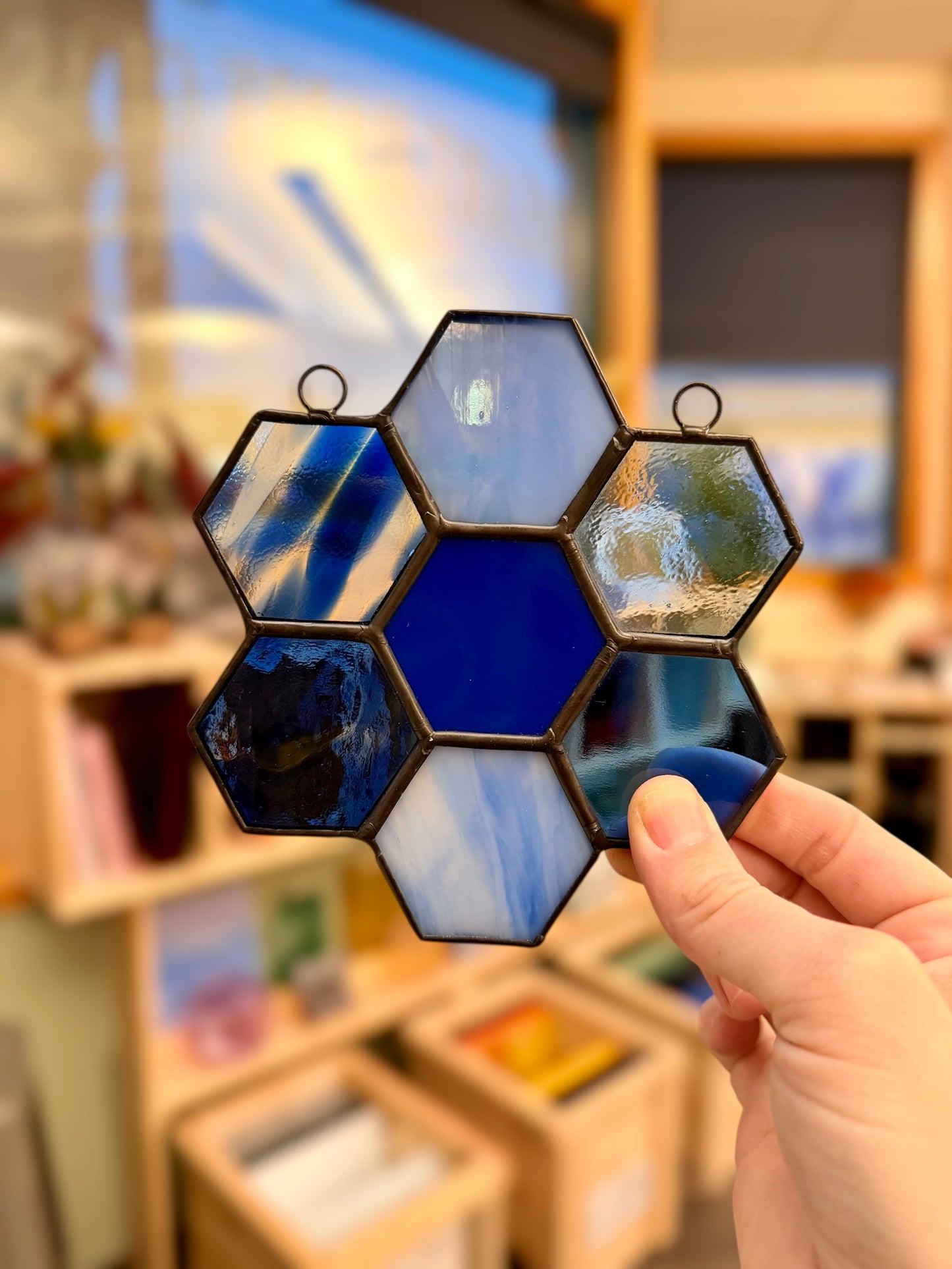 Intro to Stained Glass: Hexi Flower