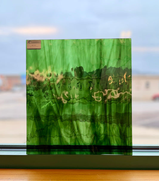 Deep Olive/Sea Green Waterglass