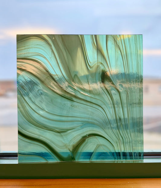 Oceanside Glass Sherwood Forest Fusers Reserve 12”x12”