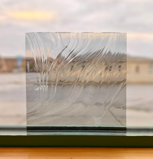 Spectrum Gray Baroque Transparent 12"x12"