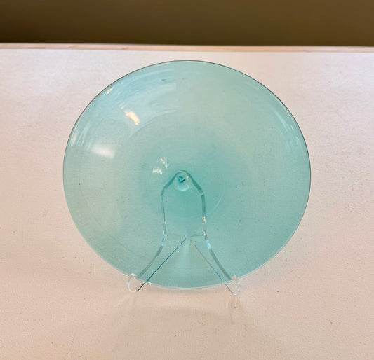 Light Blue Hand Spun Rondel 175mm