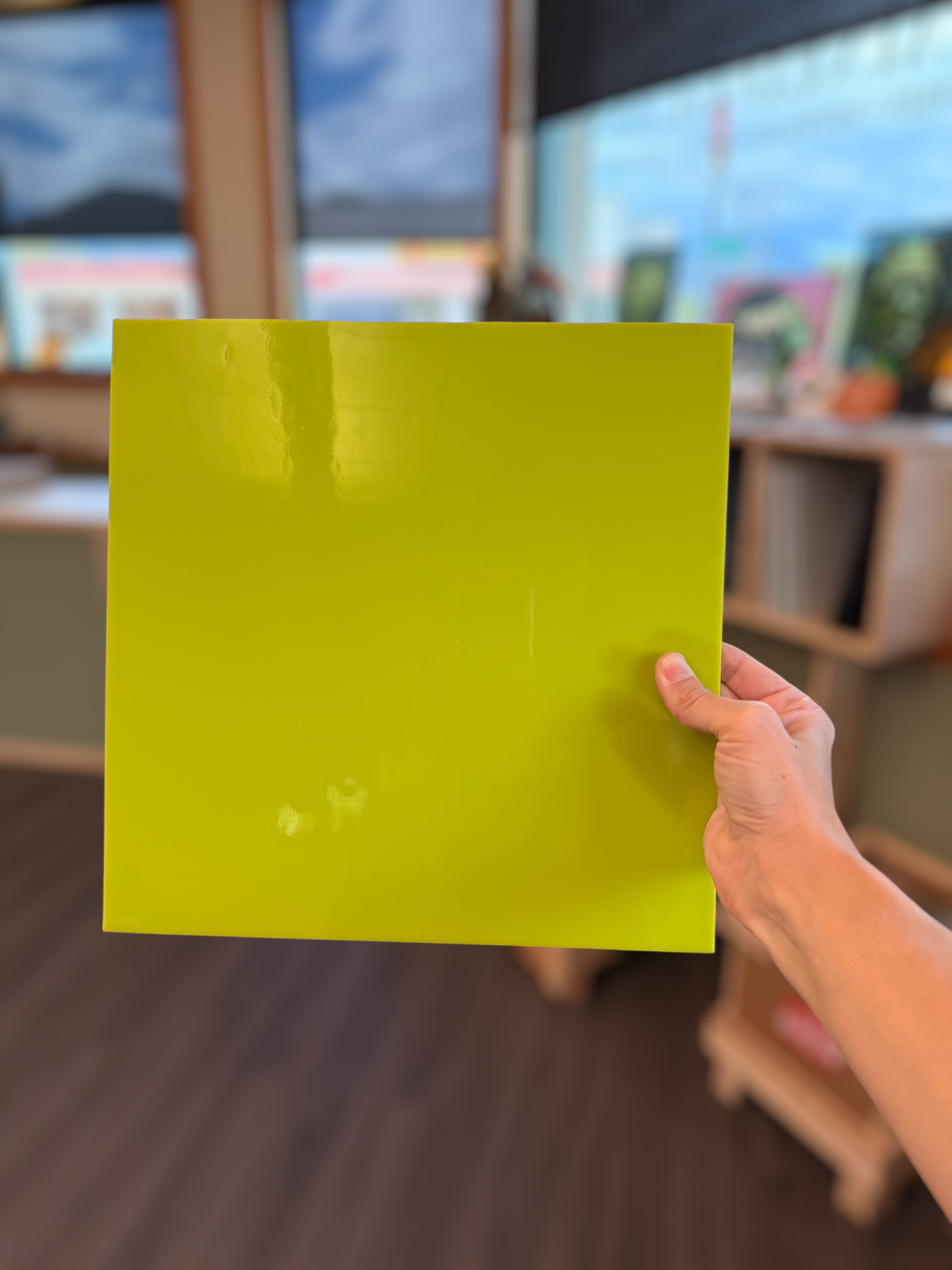 OGT Lemongrass Solid Opalescent 12”x12”