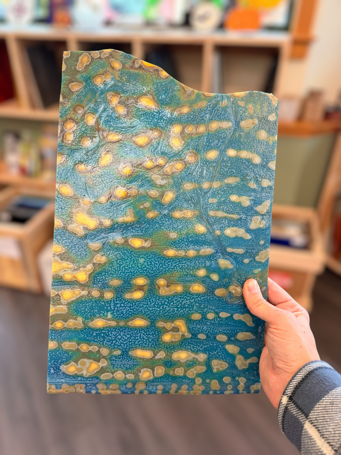 BE 833 Mottle 9.34"x14.5"