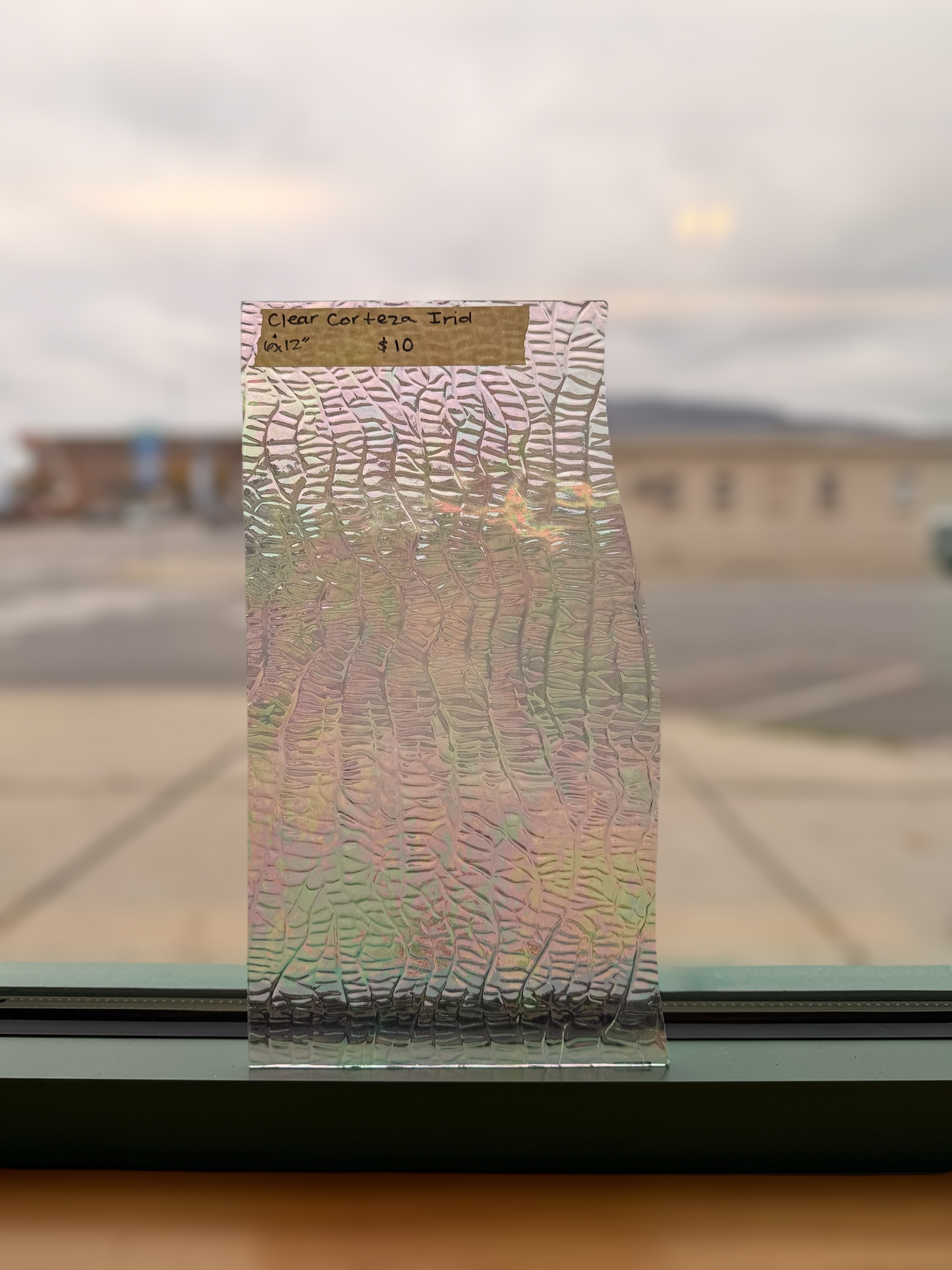 Clear Corteza Irid 6"x12"