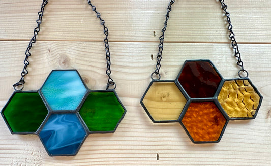 Quick & Crafty: Honeycomb Stained Glass Class