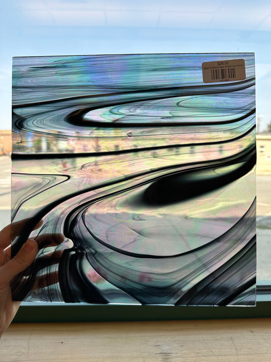 Spectrum/Black-Clear Irid Baroque 12x12”