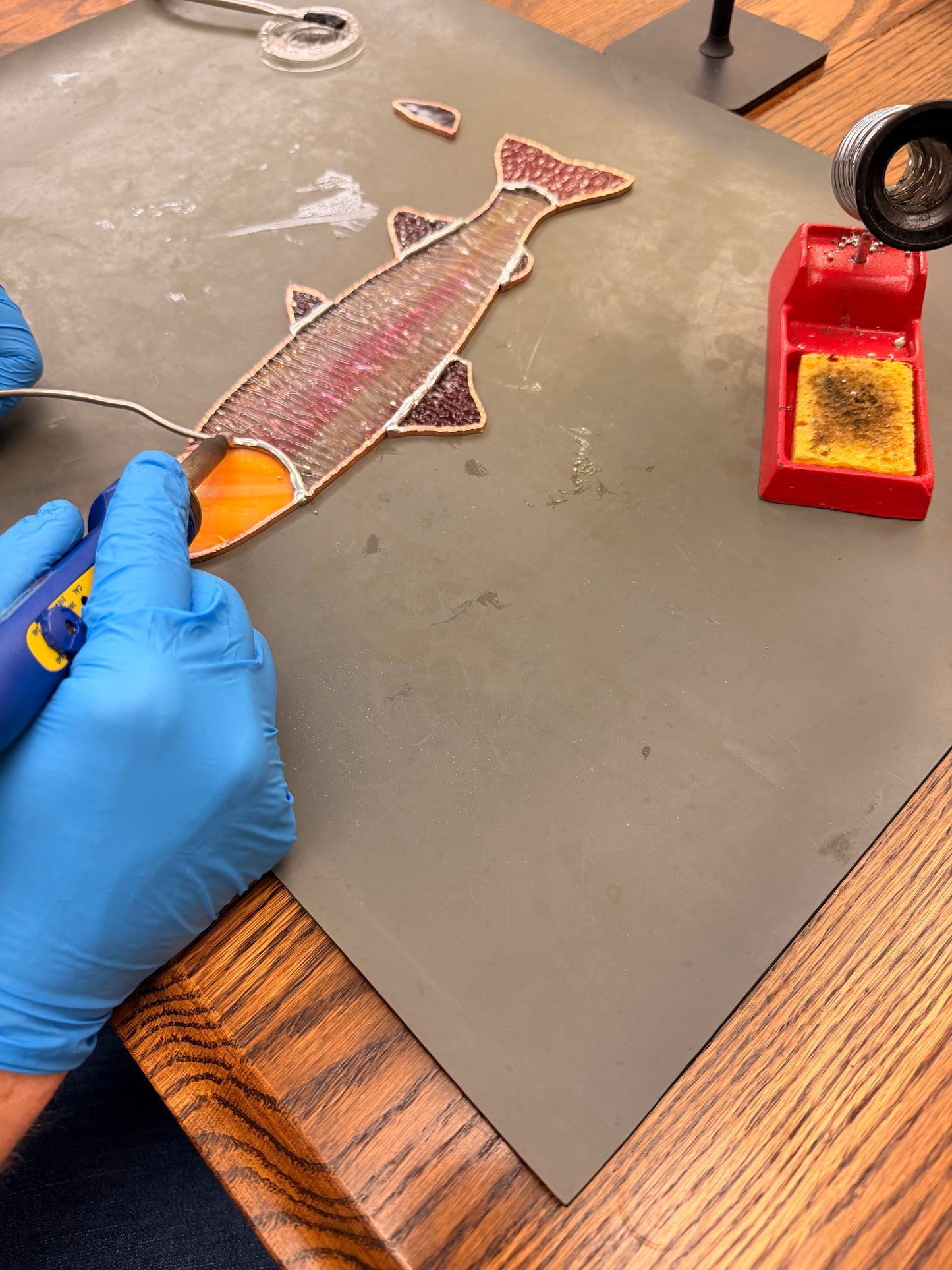 Stained Glass Trout Workshop