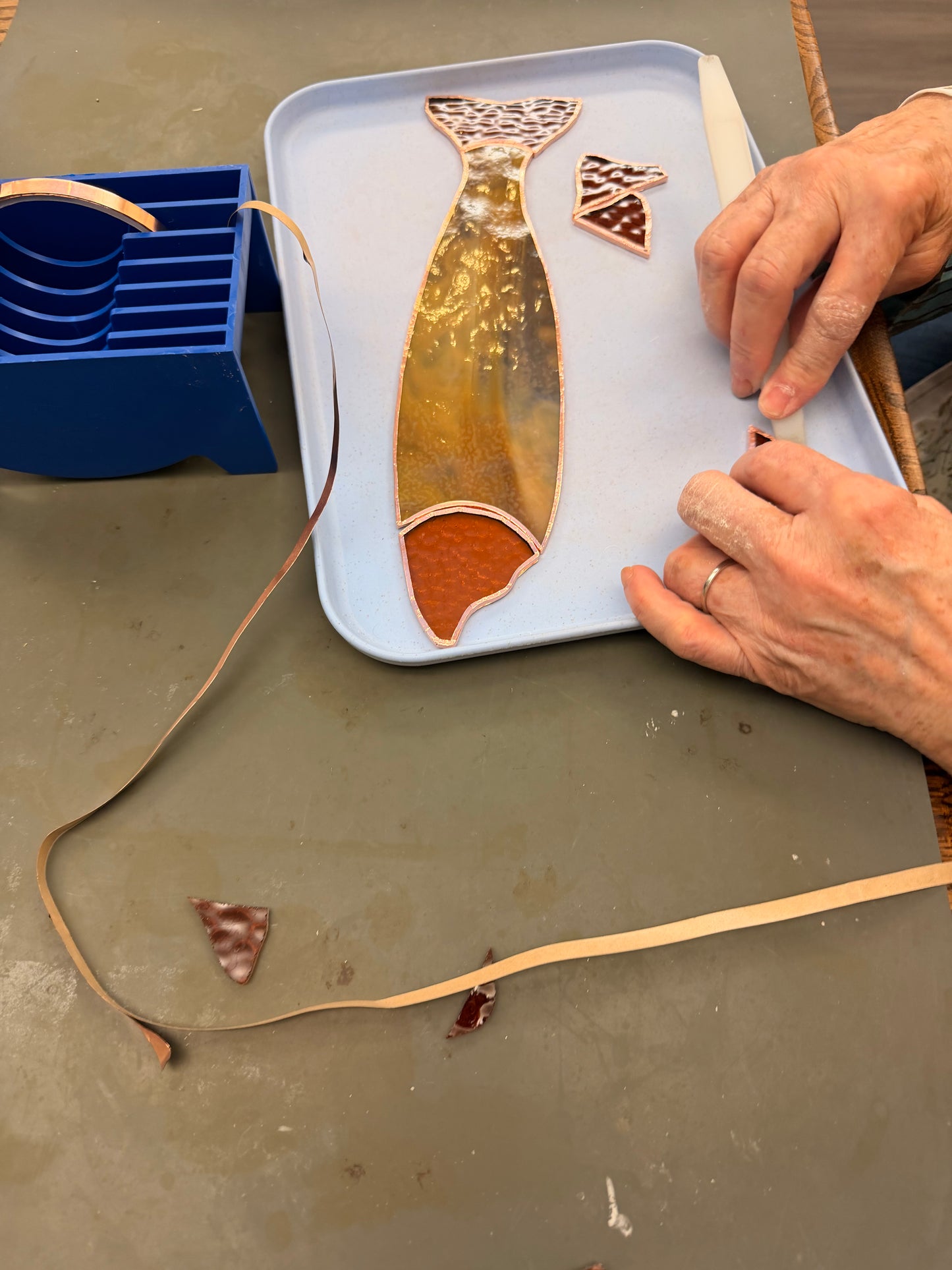 Stained Glass Trout Workshop