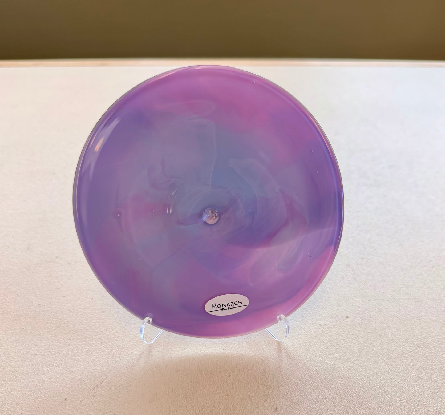 Hand Spun Pink/Purple Rondel