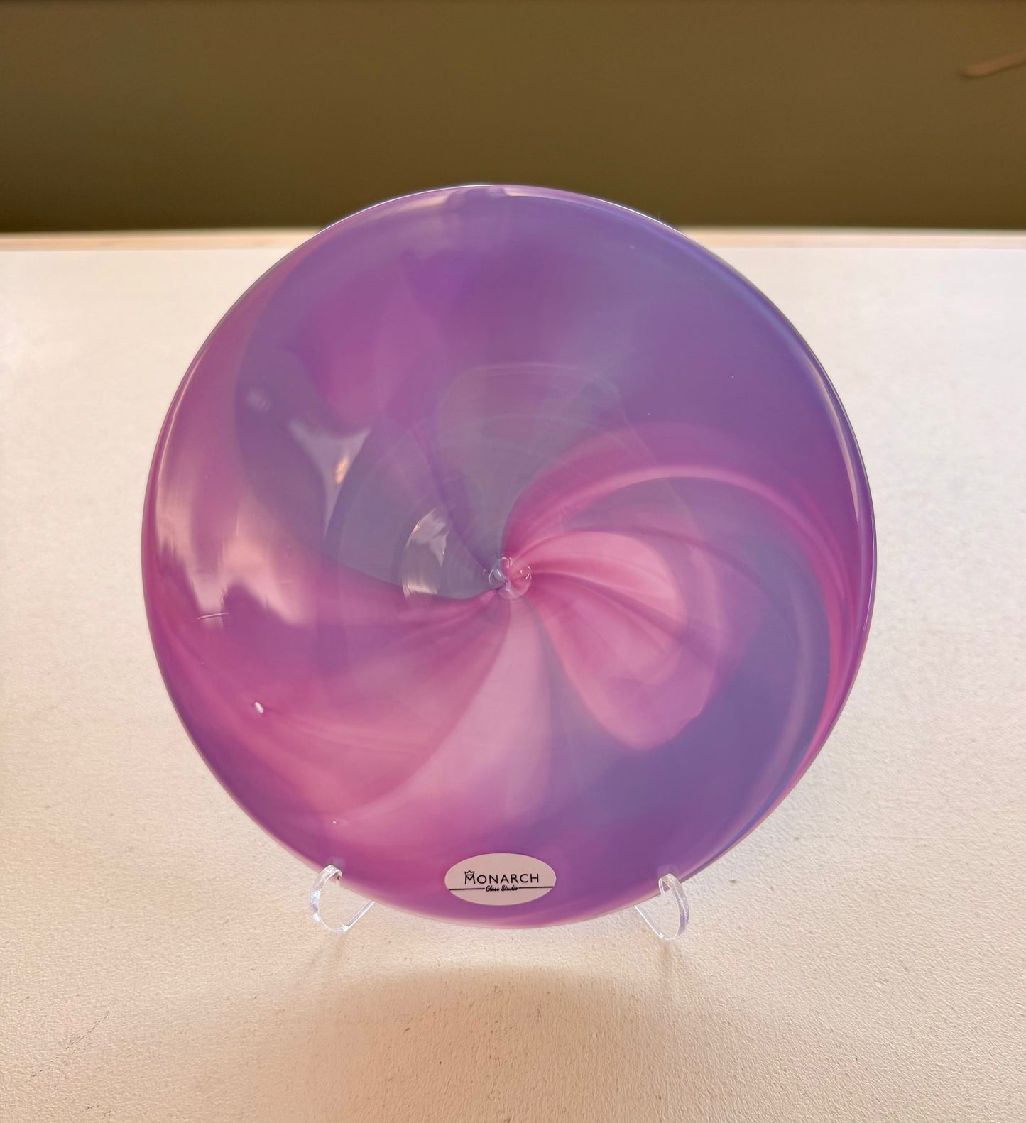 Hand Spun Pink/Purple Rondel