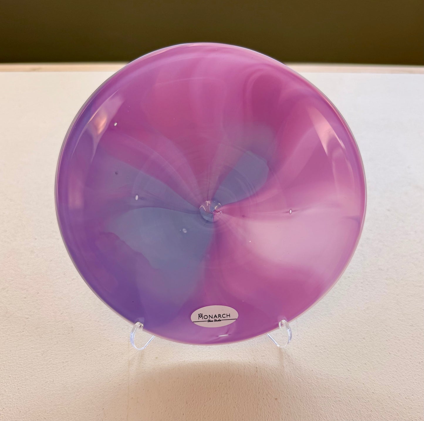 Hand Spun Pink/Purple Rondel