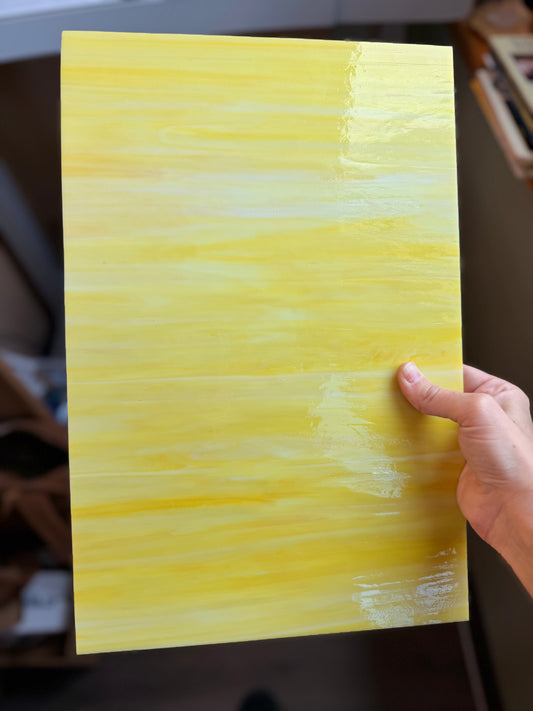 Wissmach Yellow Opal 10.5"x16"