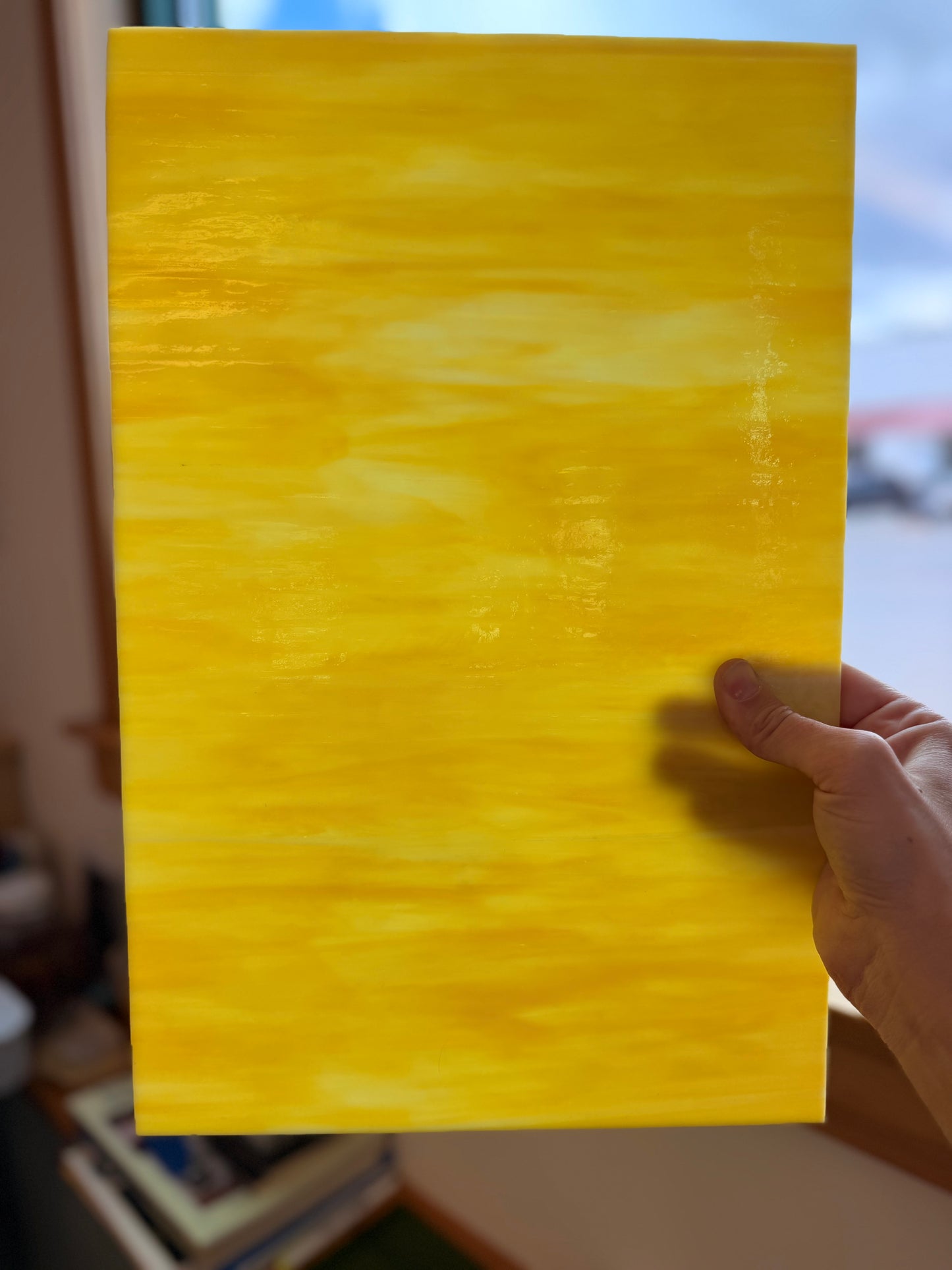 Wissmach Yellow Opal 10.5"x16"
