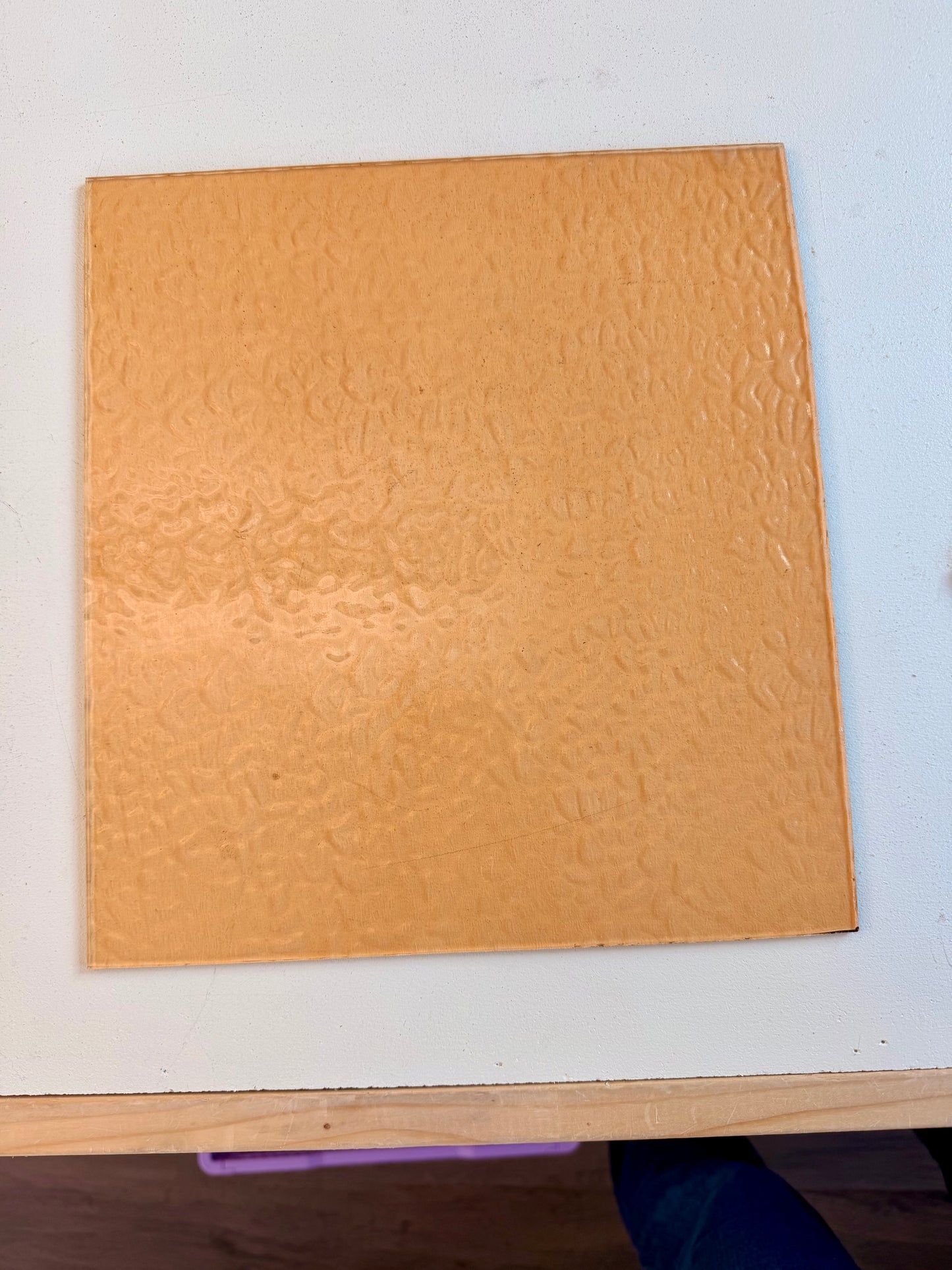 English Muffle Apricot 10.5"x11.5"