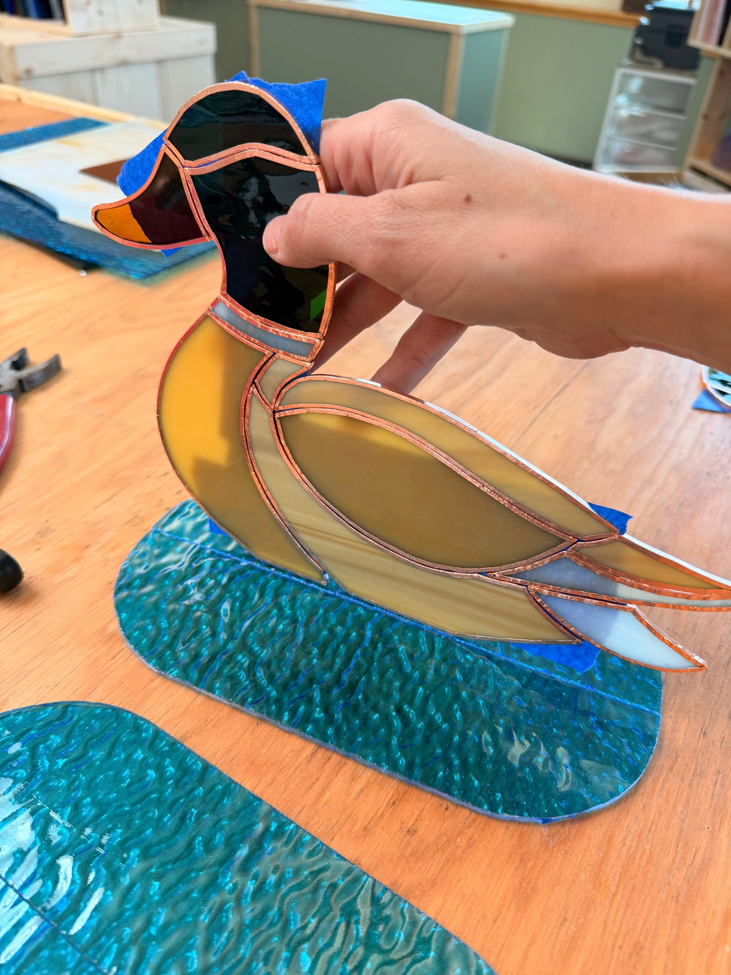 Mallard on the Water: 2 Day Stained Glass Class