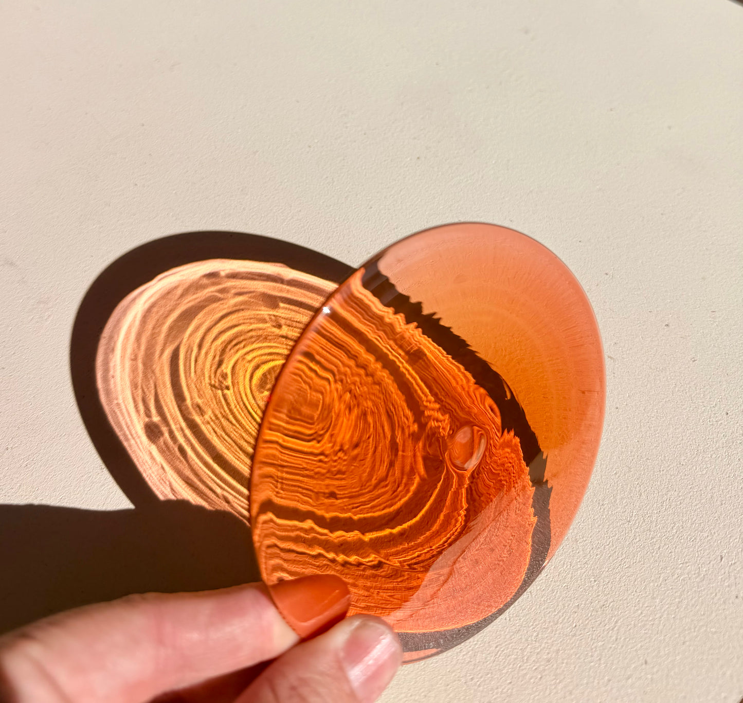Sunset Hand Spun Rondel 110mm