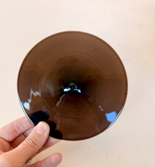 Brown Hand Spun Rondel 5.5"