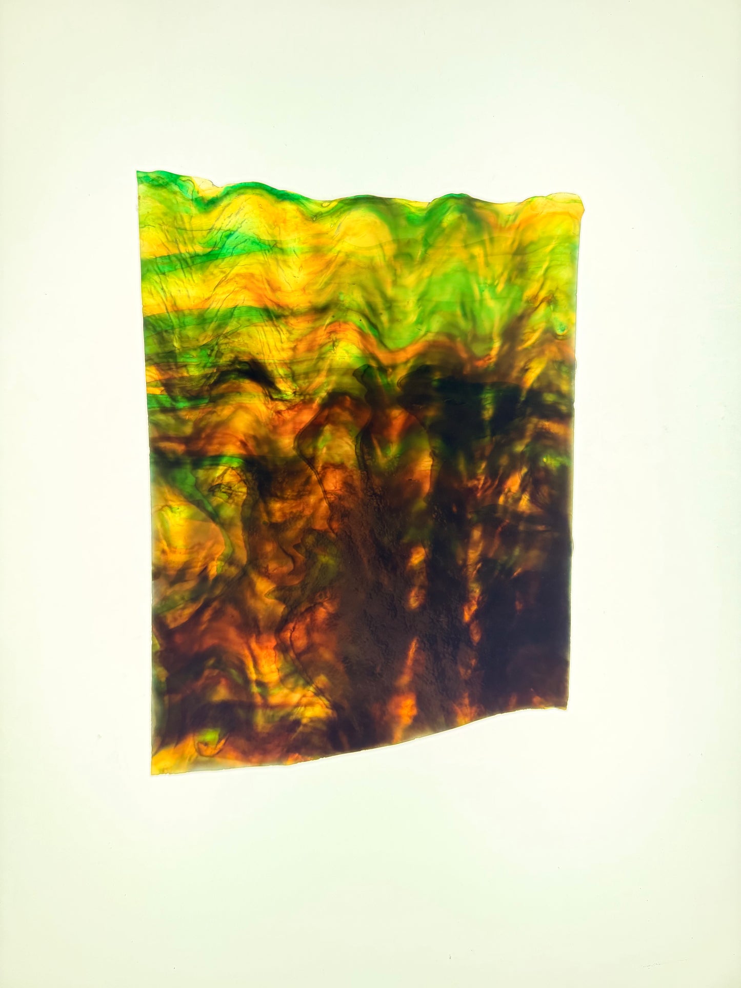 Rare Uroboros | Earth Tones Mix Herringbone 10"x11"