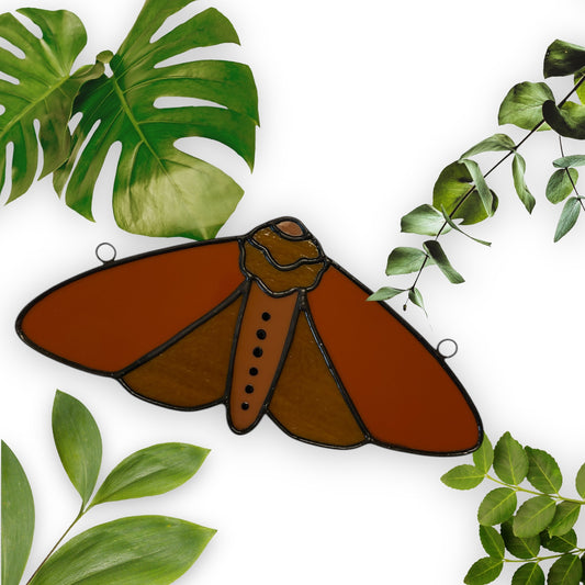Stained Glass Wooly Bear & Isabella Tiger Moth Set