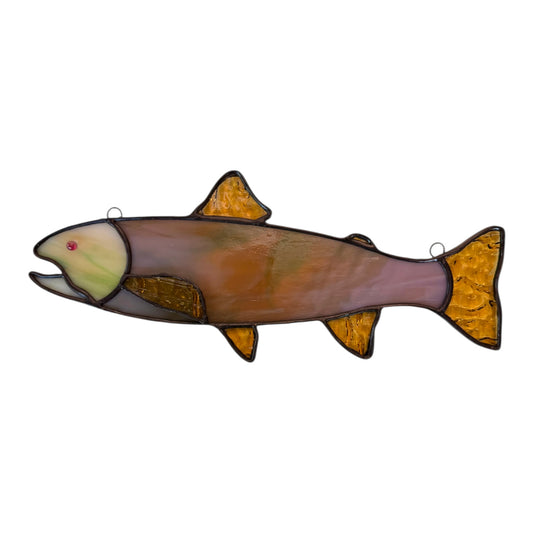 Trout Stained Glass Pattern Digital Download