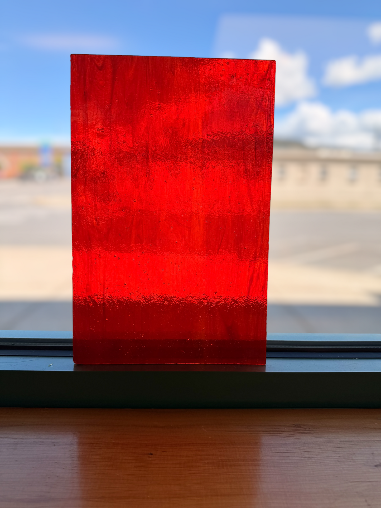 Kokomo Red Transparent 8"x12"
