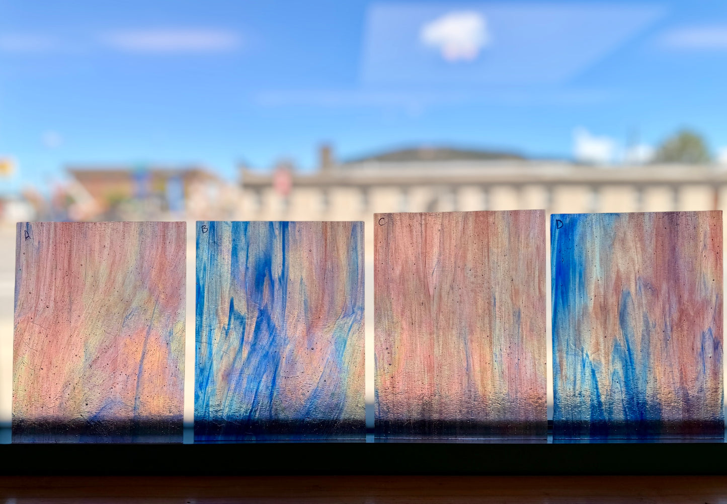 AG Purple/Blue Irid 8"x10"